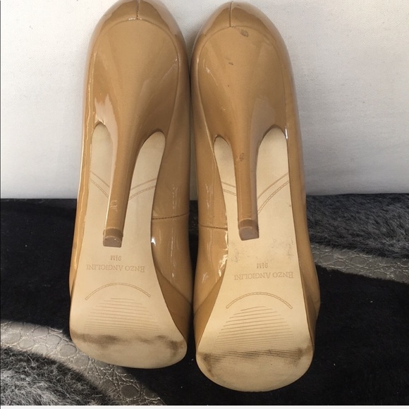 ENZO ANGIOLINI | Nude Patent Leather Heels - Picture 6 of 6